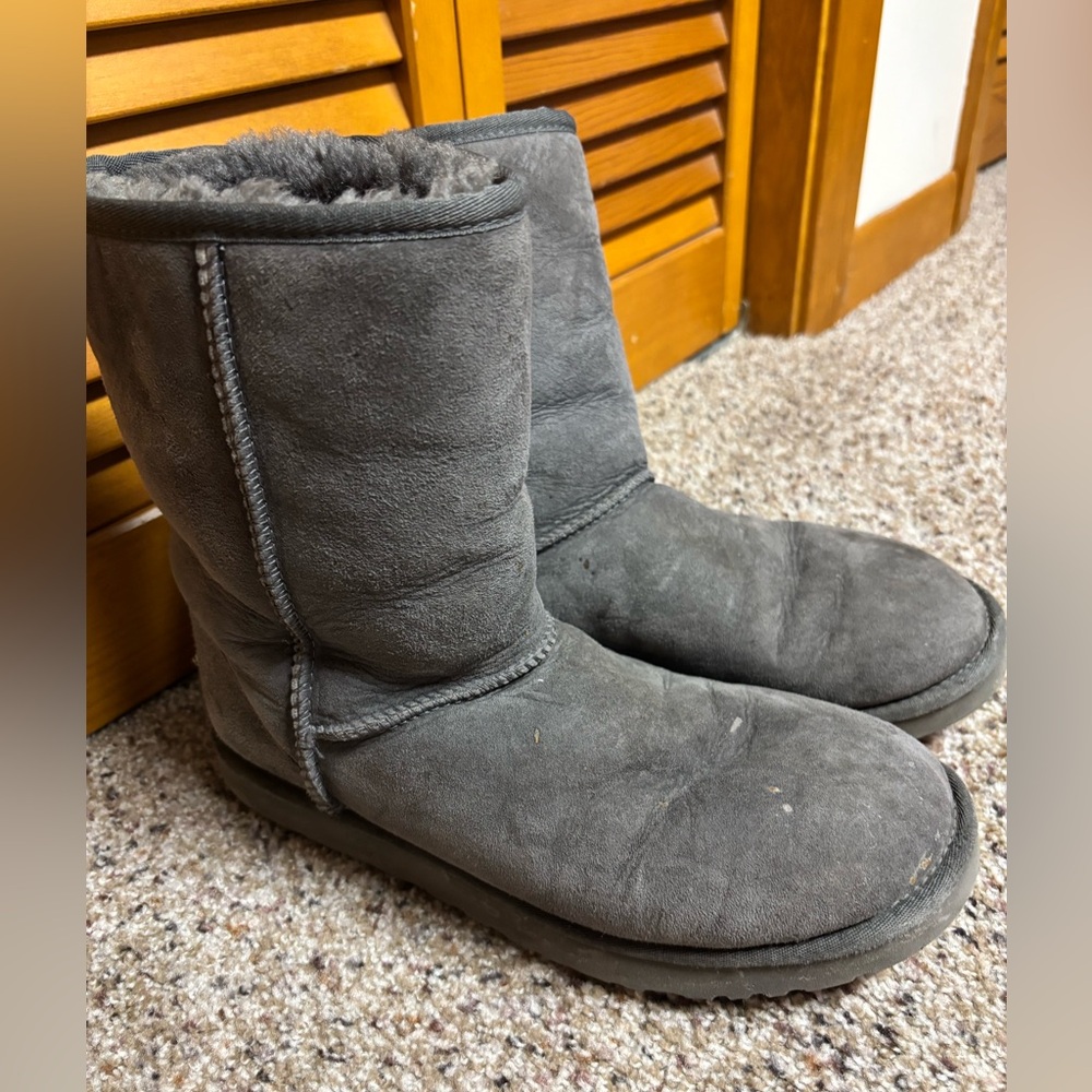 UGG Classic Gray Sheepskin Boots